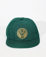 Green Flat Brim Hat