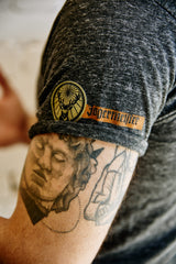 Jägermeister Grey Urban Stag Side Logo T-Shirt